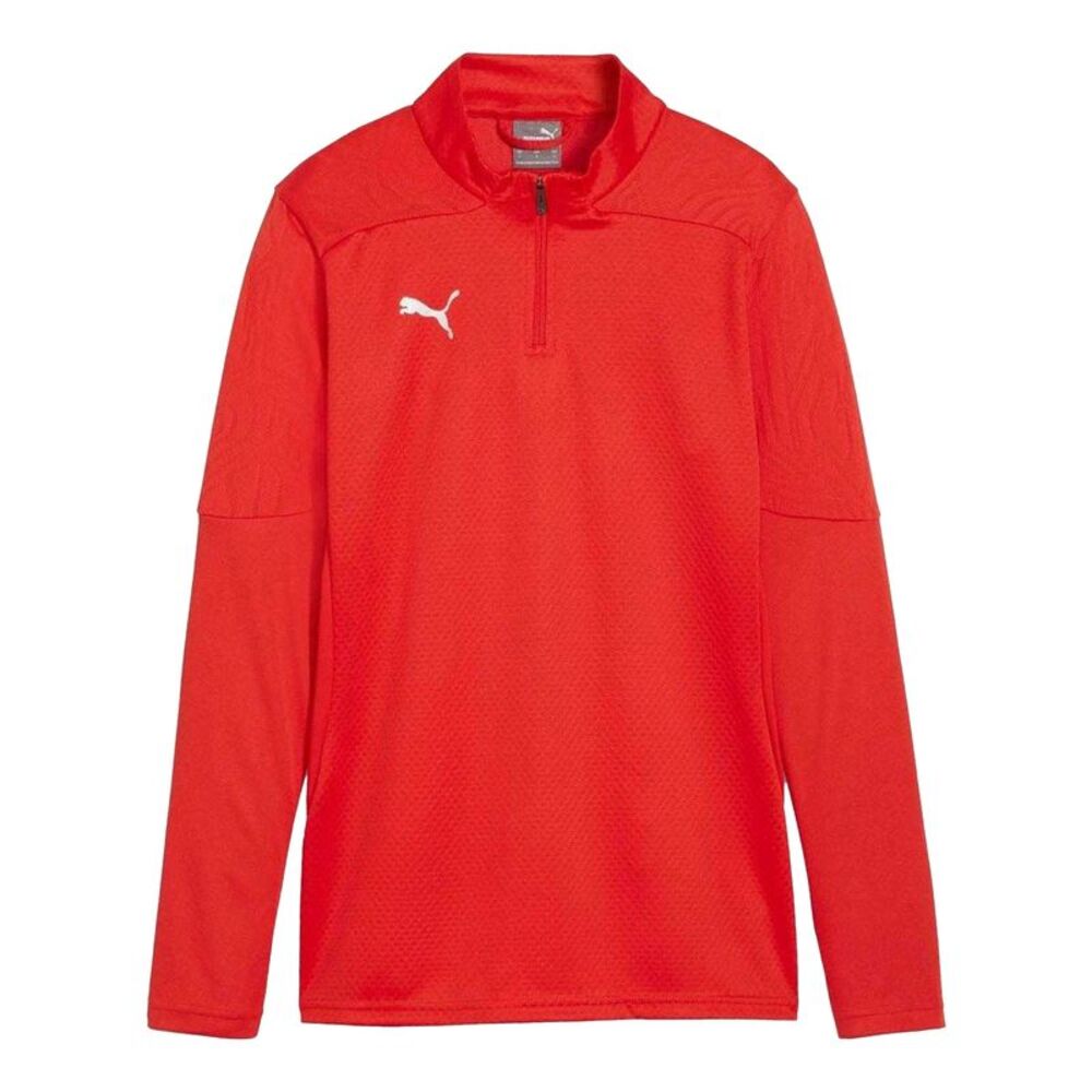 Puma Mens Training Quarter Zip Track Top / Red